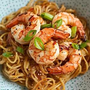 Yakisoba Shrimp Bowl & Salad
