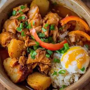 Pulled Chicken Adobo Bowl