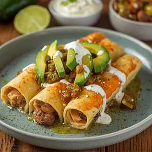 King Ranch Chicken \"Casserole\" Enchilada
