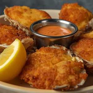 Cornmeal Crusted Oysters (4)