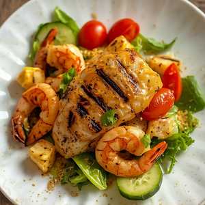 Tandoori Seafood Salad