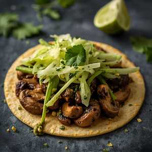 Mushroom Asada Taco