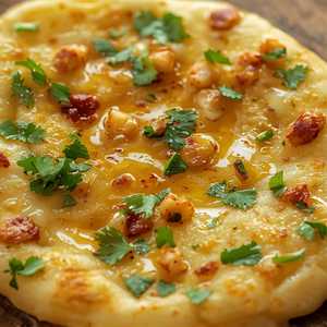 Garlic Naan with Herbs