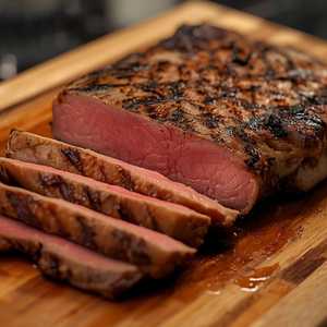 Grilled 28-day aged, Wagyu rib-eye steak, served with the above accompaniments