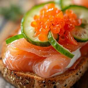 Smoked Salmon Toast