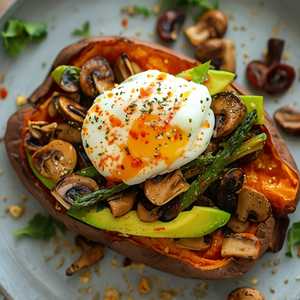 Sweet Potato Veggie Smash Up