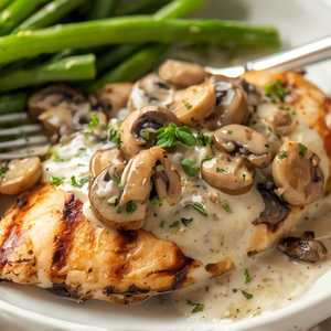GARLIC MUSHROOM CHICKEN