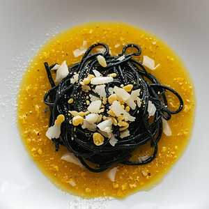 Cuffie Con Ragu Di Pesce Biano E Crema Allo Zafferano