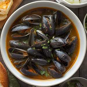 Steamed Mussels