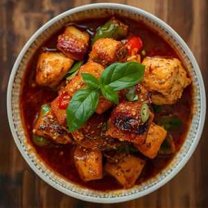 Pad Nam Prik Pao With Beef