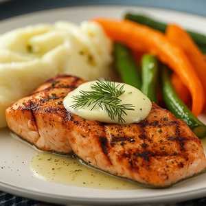 Grilled Pacific Salmon
