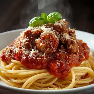 Spaghetti with Meat Sauce or Tomato Sauce