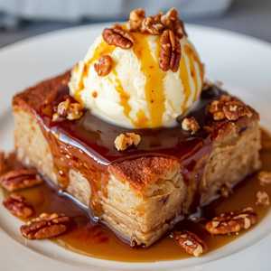 Sweet Plantain Sticky Toffee Pudding
