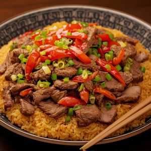 MEGA Beef Sukiyaki Fried Rice