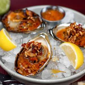 Charbroiled Rooster Fire Oysters