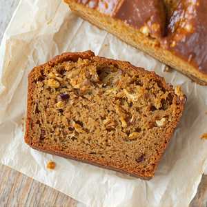 VEGAN WALNUT BANANA BREAD