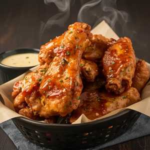 "All Dressed" Chicken Wings