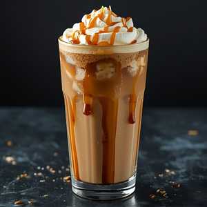 Iced Caramel Banana Mocha
