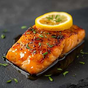 Honey Bourbon Salmon