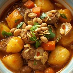 Massaman Curry With Soft Shell Crab