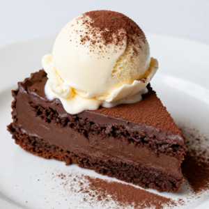 FLOURLESS CHOCOLATE CAKE