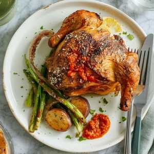 Cast Iron Half Chicken