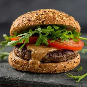 BARLEY MUSHROOM BURGER