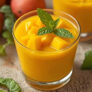 Mango Pudding Dessert