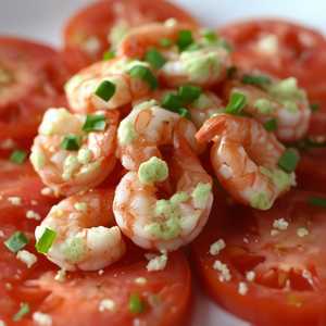 Sliced Tomato, Bay Shrimp