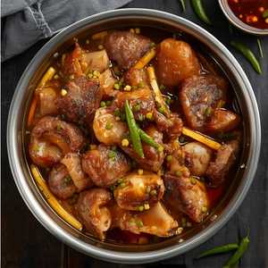 Green Peppercorn Hot Sauce Pork