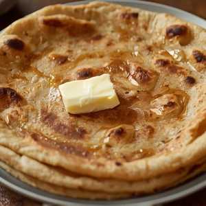 Lachha Paratha (Whole Wheat)