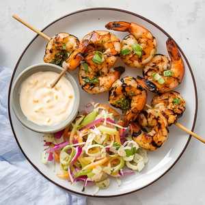 Smoked Shrimp Skewers