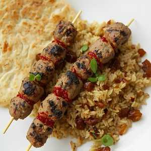 Kabuli Palow With Kofta Kebab Special