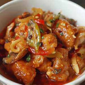 Green Peppercorn Hot Sauce Chicken