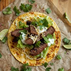Carne Asada Tostada