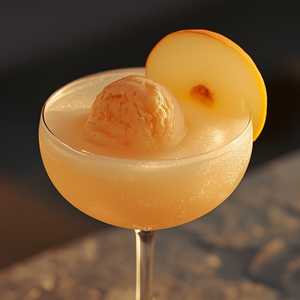 White Peach Champagne Sorbet