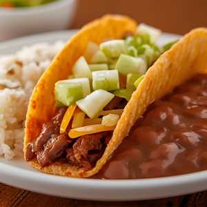 Dos. Crispy Beef or Chicken Taco