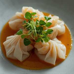 Lemony Shrimp Dumplings