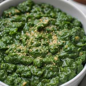 Creamed Arrowhead Spinach
