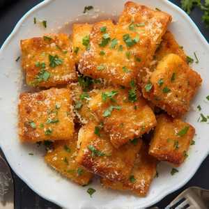 Crispy Polenta with Parmesan