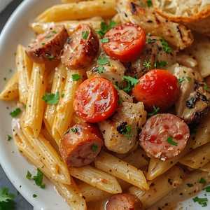 Sausage & Chicken Cajun Pasta