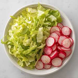 Side Of Lettuce & Radish