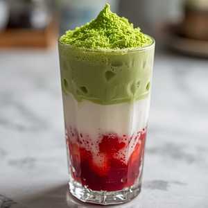 Iced Strawberry Matcha