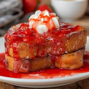 STRAWBERRY COMPOTE FRENCH TOAST