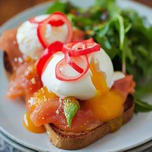 Smoked Salmon Benny*