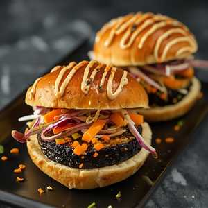 Eggplant Bun