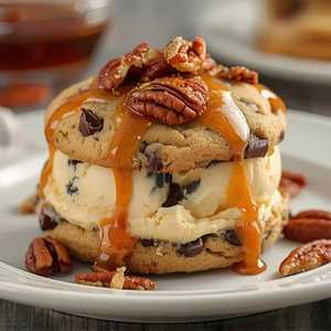Southern Butter Pecan Ice Cream Sandwich