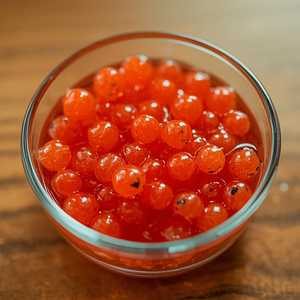 Soy marinated salmon roe