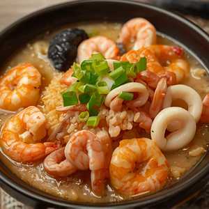 CHÁO ĐỒ BIỂN / Rice Porridge with Seafood
