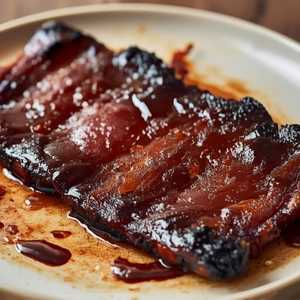 Nueske's Double Cut Cherrywood Bacon, Korean BBQ Glaze